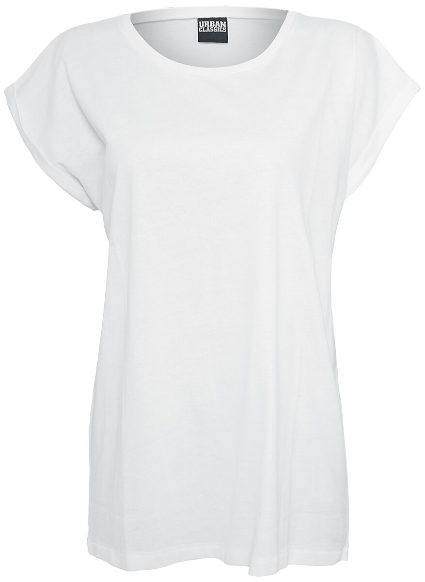 EMP "Ladies Extended Shoulder Tee Double Pack" T-Shirt Schwarz/weiß Von Urban Classics