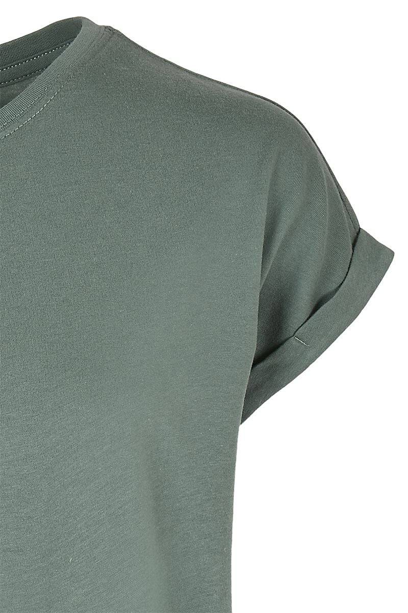 EMP "Ladies Extended Shoulder Tee" T-Shirt Grün Von Urban Classics