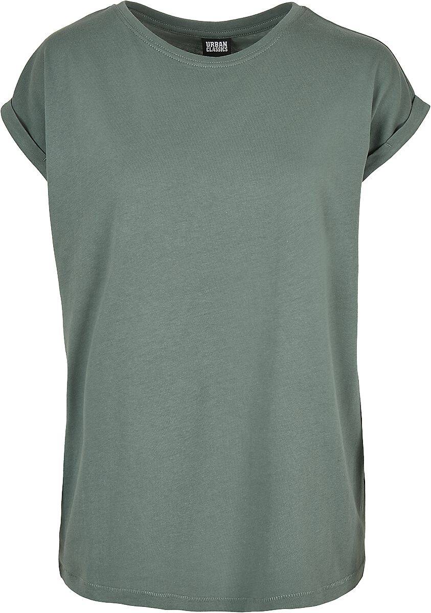 EMP "Ladies Extended Shoulder Tee" T-Shirt grün von Urban Classics
