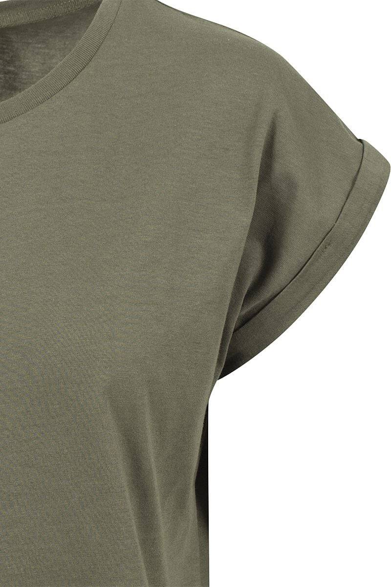 EMP "Ladies Extended Shoulder Tee" T-Shirt Oliv Von Urban Classics