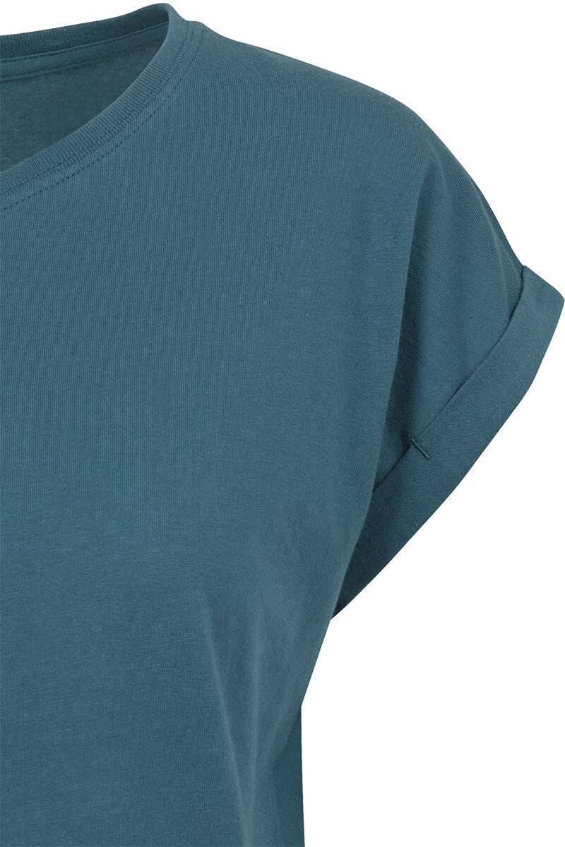 EMP "Ladies Extended Shoulder Tee" T-Shirt Petrol Von Urban Classics
