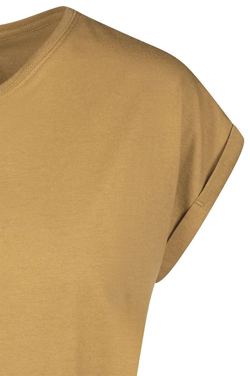 EMP "Ladies Extended Shoulder Tee" T-Shirt Sand Von Urban Classics