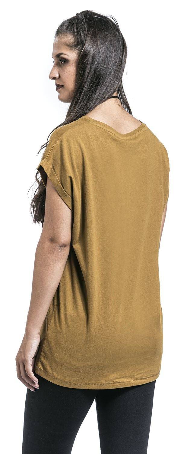 EMP "Ladies Extended Shoulder Tee" T-Shirt Sand Von Urban Classics