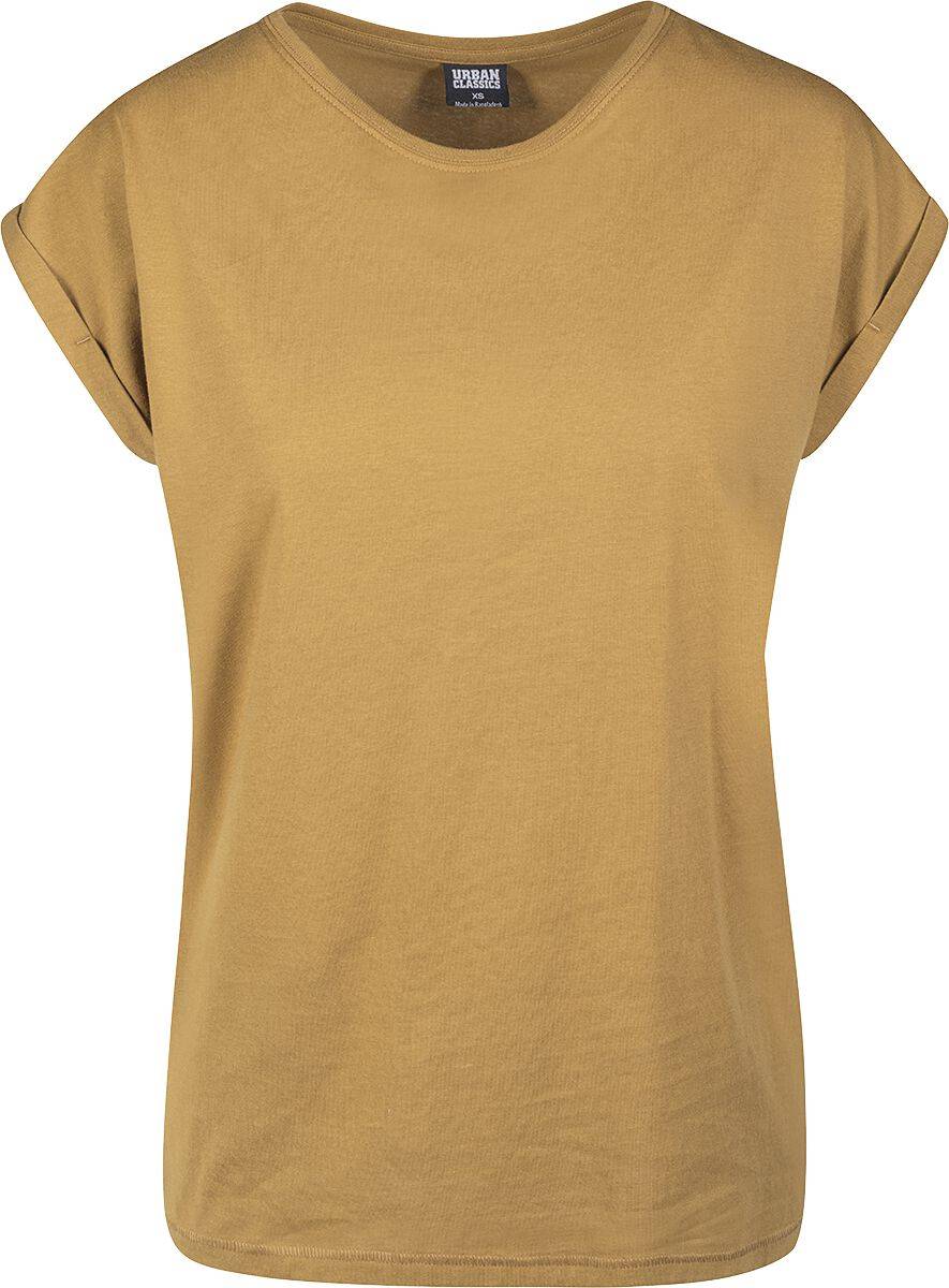 EMP "Ladies Extended Shoulder Tee" T-Shirt sand von Urban Classics