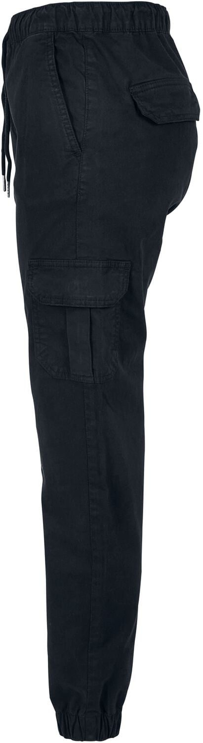 EMP "Ladies High Waist Cargo Jogging Pants" Trainingshose Schwarz Von Urban Classics