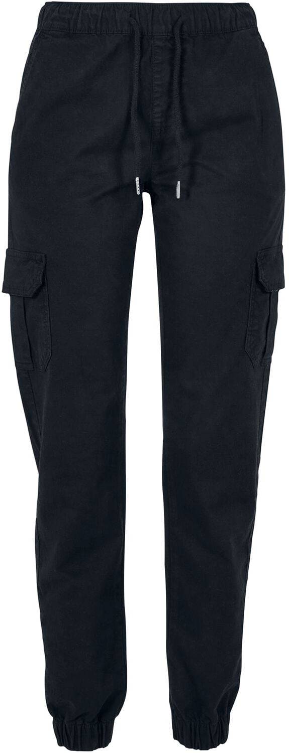 EMP "Ladies High Waist Cargo Jogging Pants" Trainingshose schwarz von Urban Classics