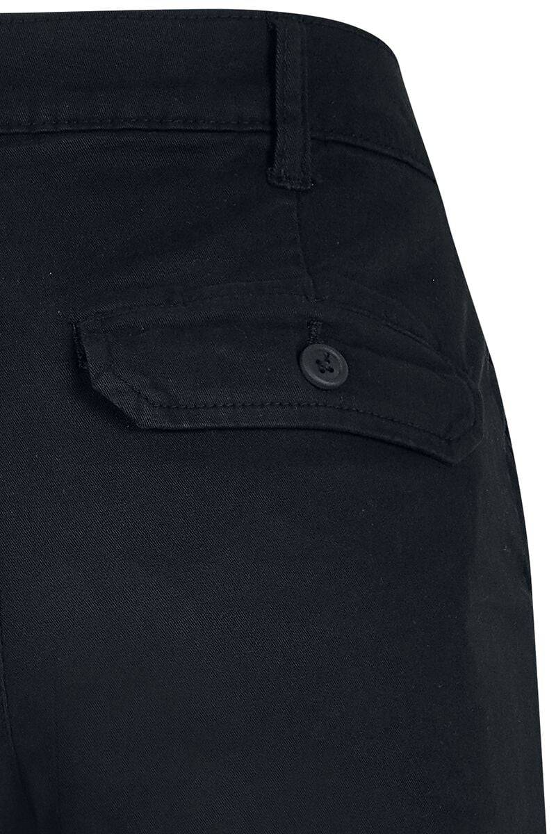 EMP "Ladies High Waist Wide Leg Chino Pants" Chino Schwarz Von Urban Classics