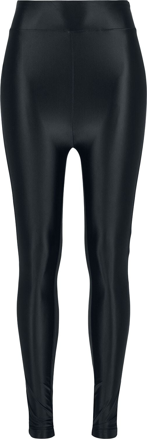 EMP "Ladies Highwaist Shiny Metalic Leggings" Leggings schwarz von Urban Classics