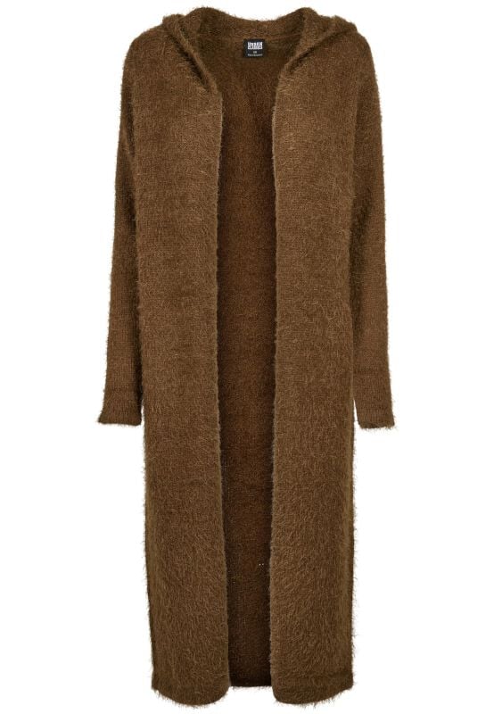 EMP "Ladies Hooded Feather Cardigan" Cardigan oliv von Urban Classics