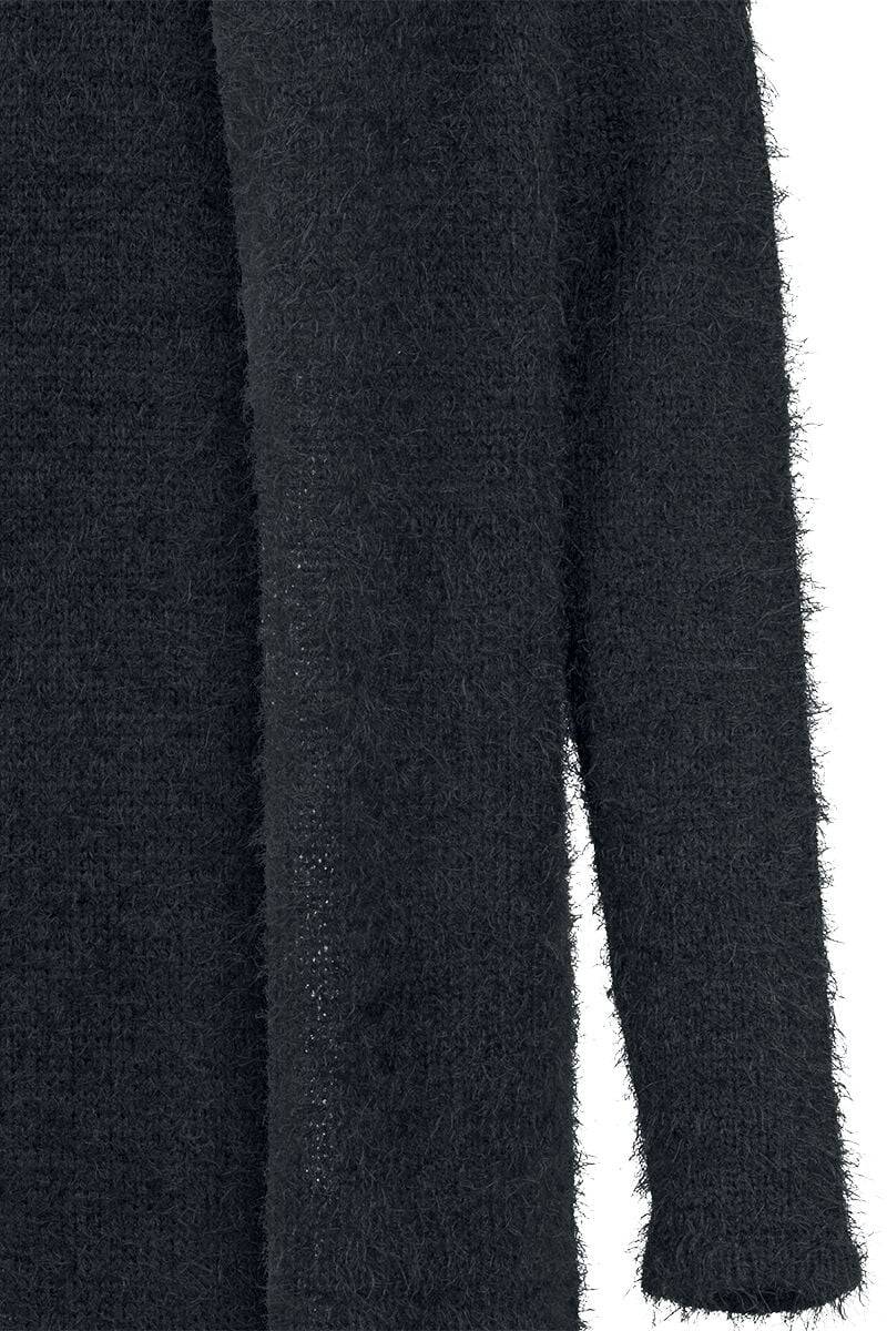 EMP "Ladies Hooded Feather Cardigan" Cardigan Schwarz Von Urban Classics