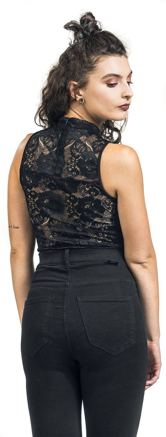 EMP "Ladies Lace Body" Body Schwarz Von Urban Classics