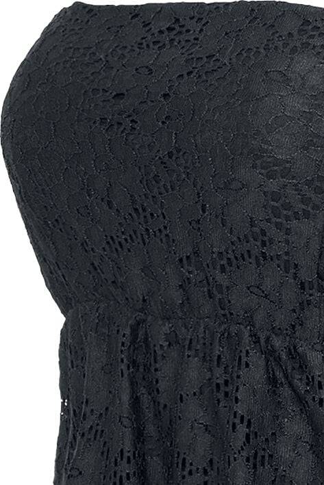 EMP "Ladies Laces Dress" Kurzes Kleid Schwarz Von Urban Classics