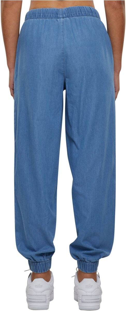 EMP "Ladies Light Denim Jogpants" Trainingshose Blau Von Urban Classics