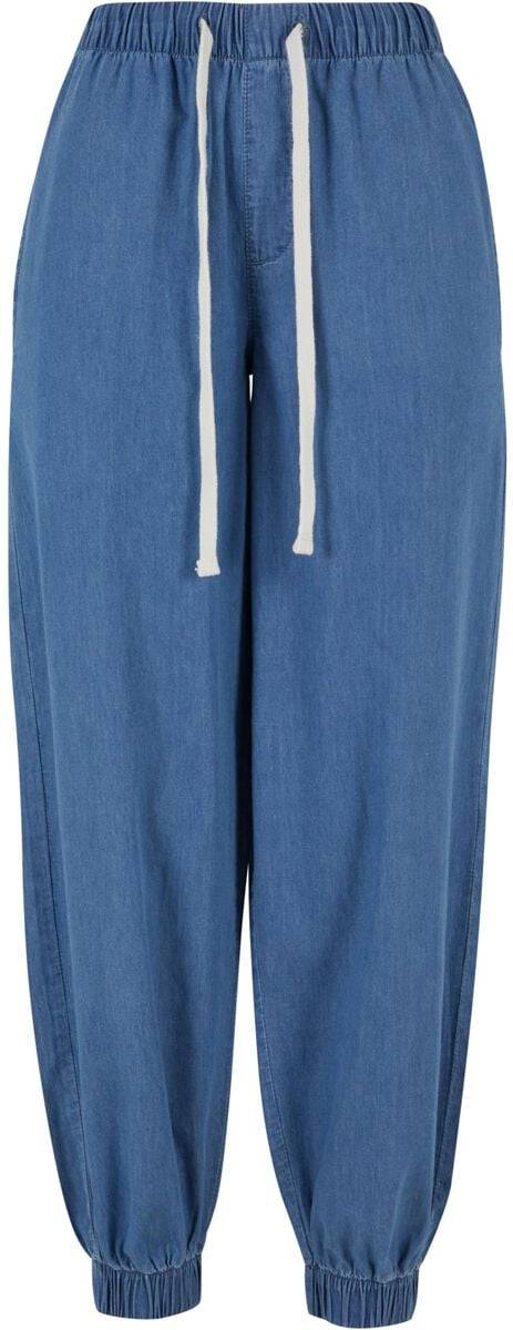 EMP "Ladies Light Denim Jogpants" Trainingshose blau von Urban Classics