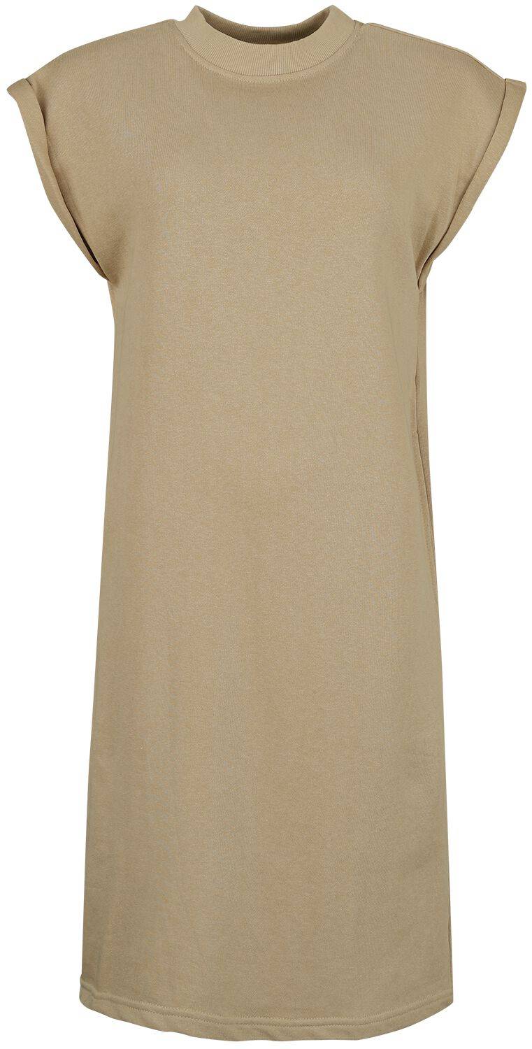 EMP "Ladies Light Terry Dress" Kurzes Kleid beige von Urban Classics