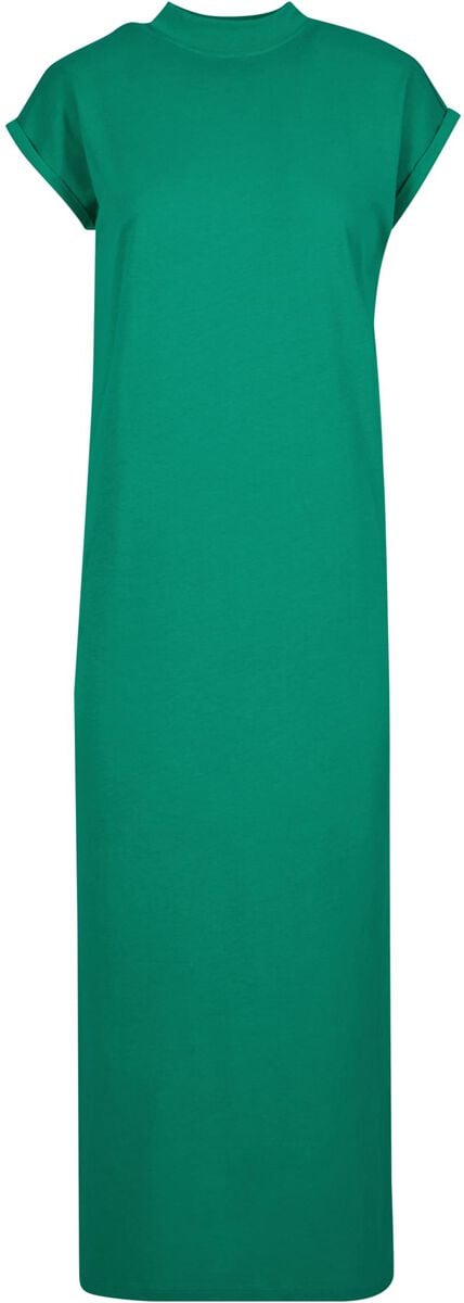 EMP "Ladies Long Extended Shoulder Dress" Langes Kleid Grün Von Urban Classics