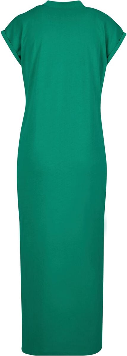EMP "Ladies Long Extended Shoulder Dress" Langes Kleid Grün Von Urban Classics