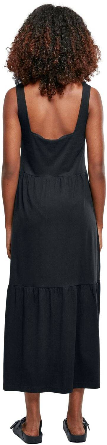 EMP "Ladies Long Valance Summer Dress" Langes Kleid Schwarz Von Urban Classics