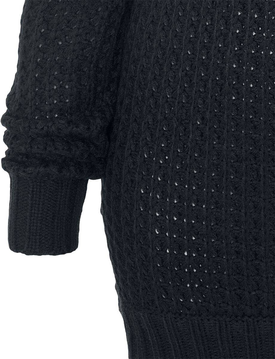 EMP "Ladies Long Wideneck Sweater" Strickpullover Schwarz Von Urban Classics