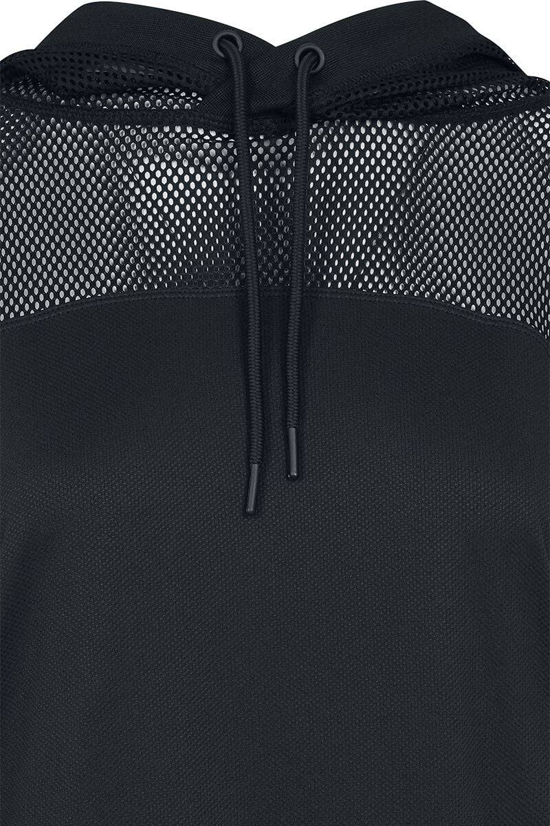 EMP "Ladies Mesh Hoodie" Kapuzenpullover Schwarz Von Urban Classics