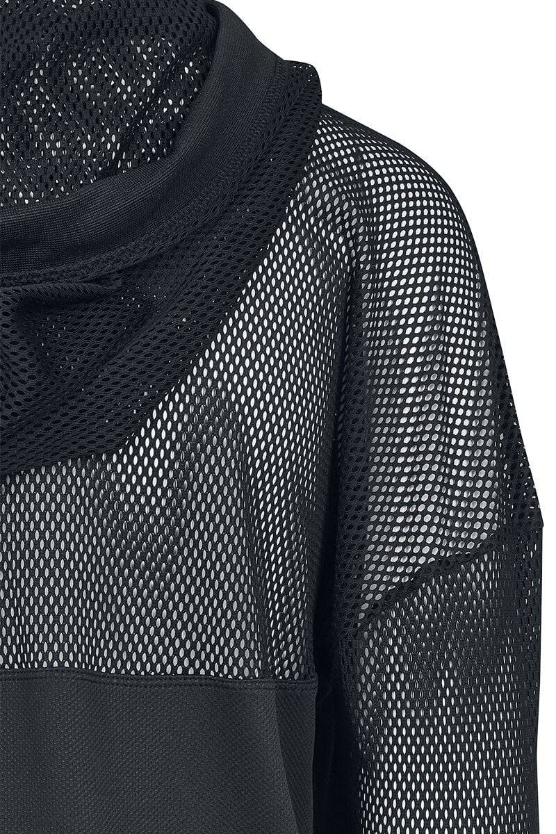 EMP "Ladies Mesh Hoodie" Kapuzenpullover Schwarz Von Urban Classics
