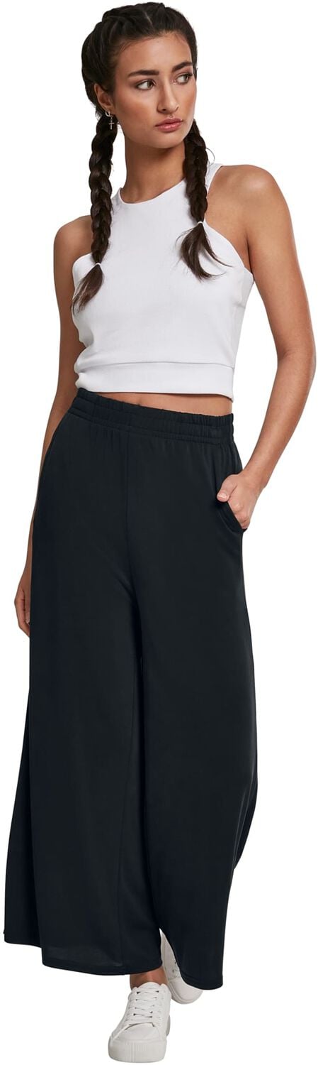 EMP "Ladies Modal Culotte" Stoffhose Schwarz Von Urban Classics