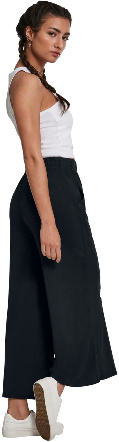 EMP "Ladies Modal Culotte" Stoffhose Schwarz Von Urban Classics