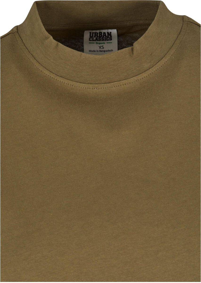 EMP "Ladies Organic Heavy Slit Tee" T-Shirt Oliv Von Urban Classics