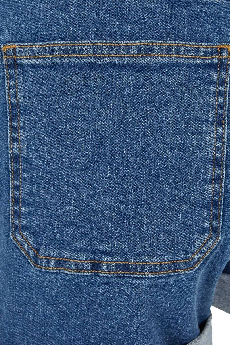 EMP "Ladies Organic Short Dungaree" Latzhose Blau Von Urban Classics