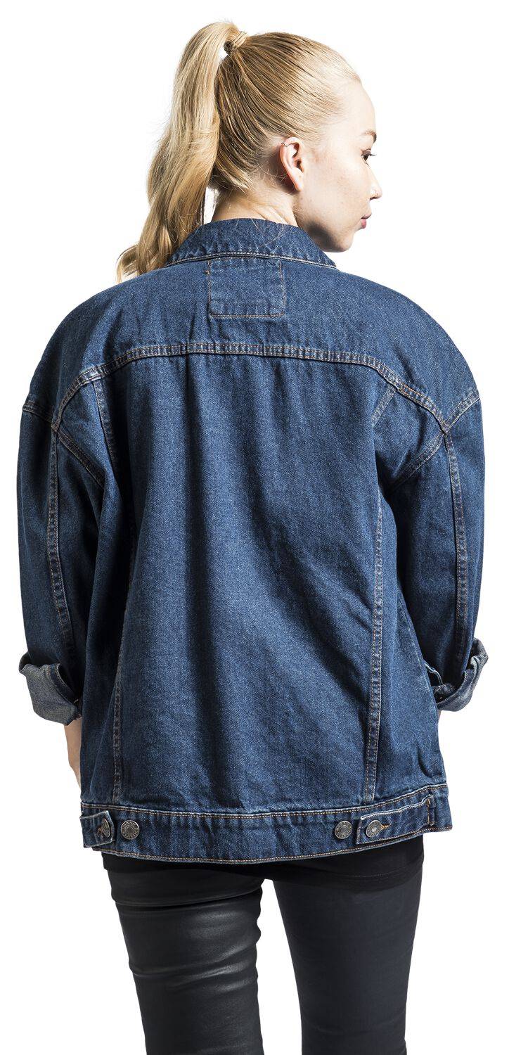 EMP "Ladies Oversized 90‘s Denim Jacket" Jeansjacke Blau Von Urban Classics