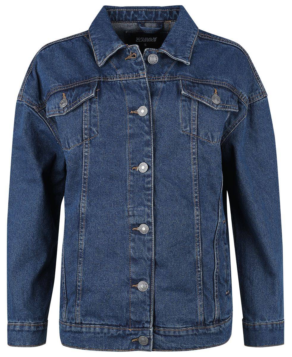 EMP "Ladies Oversized 90‘s Denim Jacket" Jeansjacke blau von Urban Classics