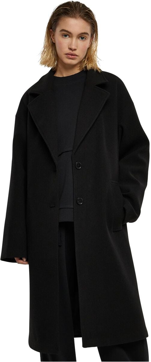 EMP "Ladies Oversized Long Coat" Mantel Schwarz Von Urban Classics