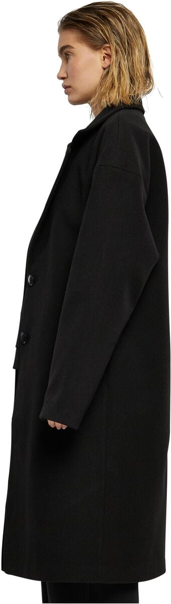 EMP "Ladies Oversized Long Coat" Mantel Schwarz Von Urban Classics