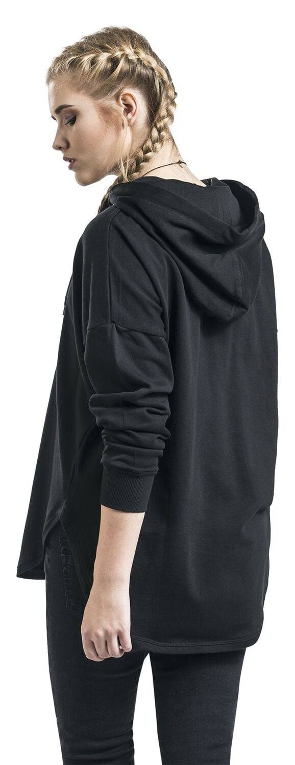 EMP "Ladies Oversized Terry Hoody" Kapuzenpullover Schwarz Von Urban Classics