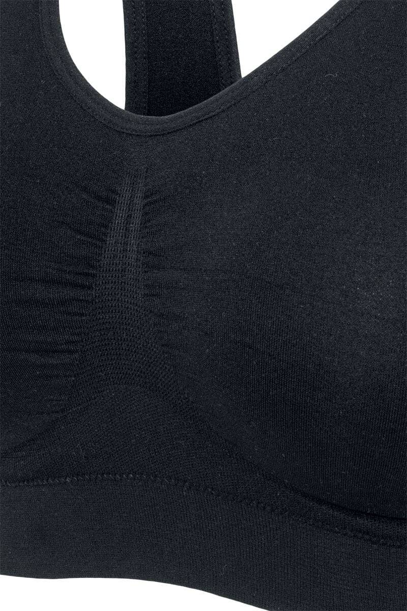 EMP "Ladies Pads Sport Bra" Wäsche-Set Schwarz/weiß Von Urban Classics