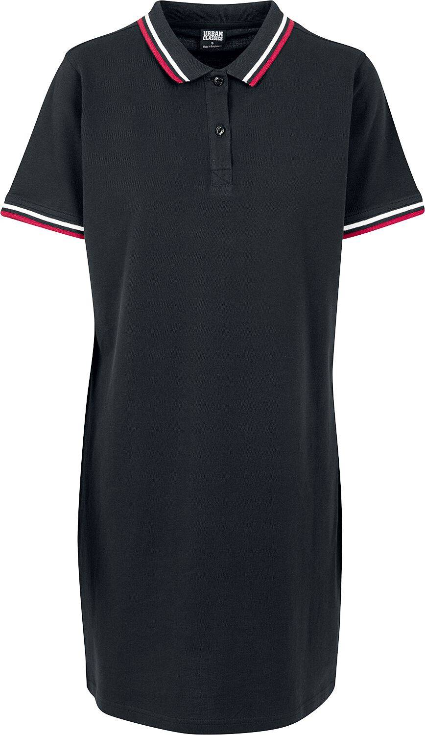 EMP "Ladies Polo Dress" Kurzes Kleid schwarz von Urban Classics