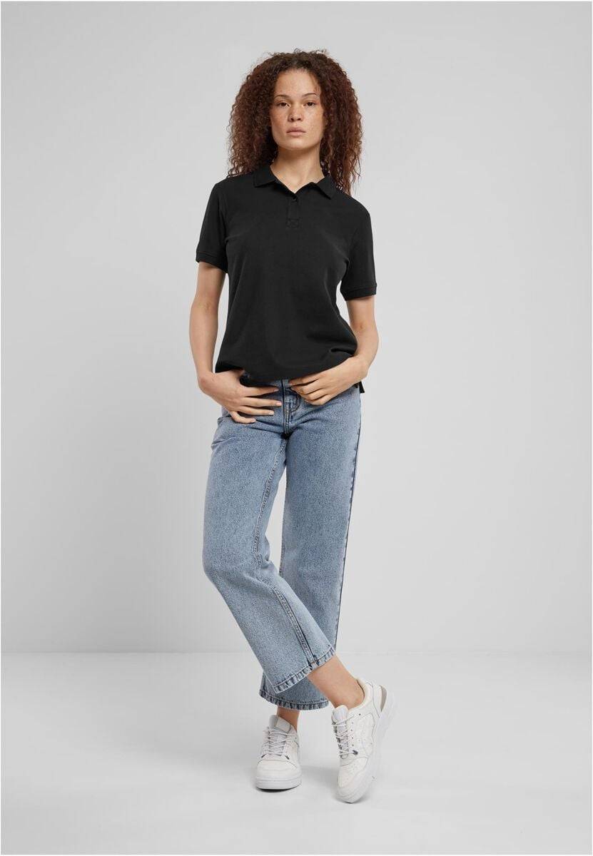 EMP "Ladies Polo Shirt" Poloshirt schwarz von Urban Classics