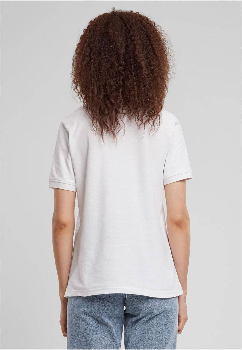 EMP "Ladies Polo Shirt" Poloshirt Weiß Von Urban Classics