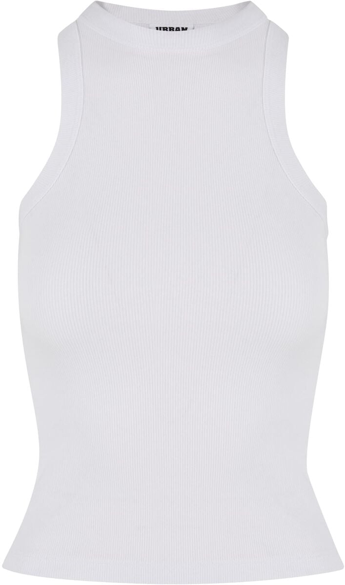 EMP "Ladies Racer Back Rib Top" Top weiß von Urban Classics
