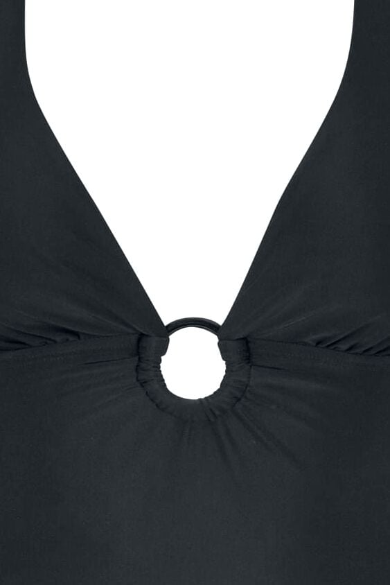 EMP "Ladies Recycled Neckholder Swimsuit" Badeanzug Schwarz Von Urban Classics
