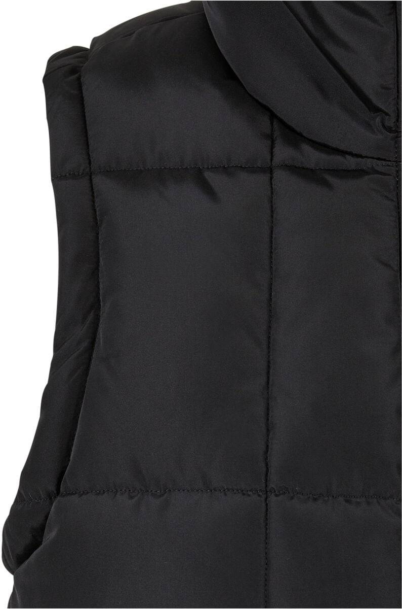 EMP "Ladies Reversible Cropped Puffer Vest" Weste Schwarz/neon Von Urban Classics