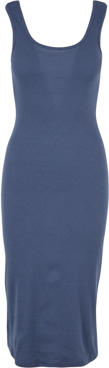 EMP "Ladies Rib Top Dress" Langes Kleid blau von Urban Classics
