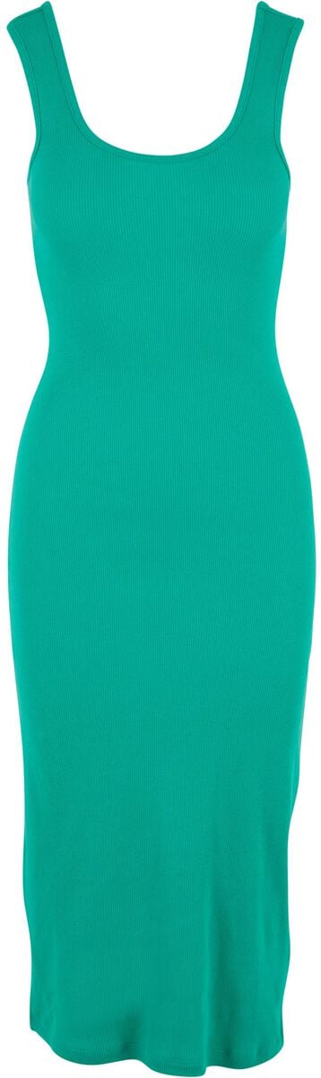 EMP "Ladies Rib Top Dress" Langes Kleid grün von Urban Classics