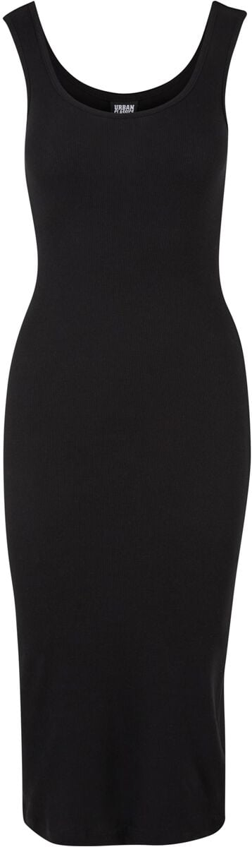 EMP "Ladies Rib Top Dress" Langes Kleid schwarz von Urban Classics