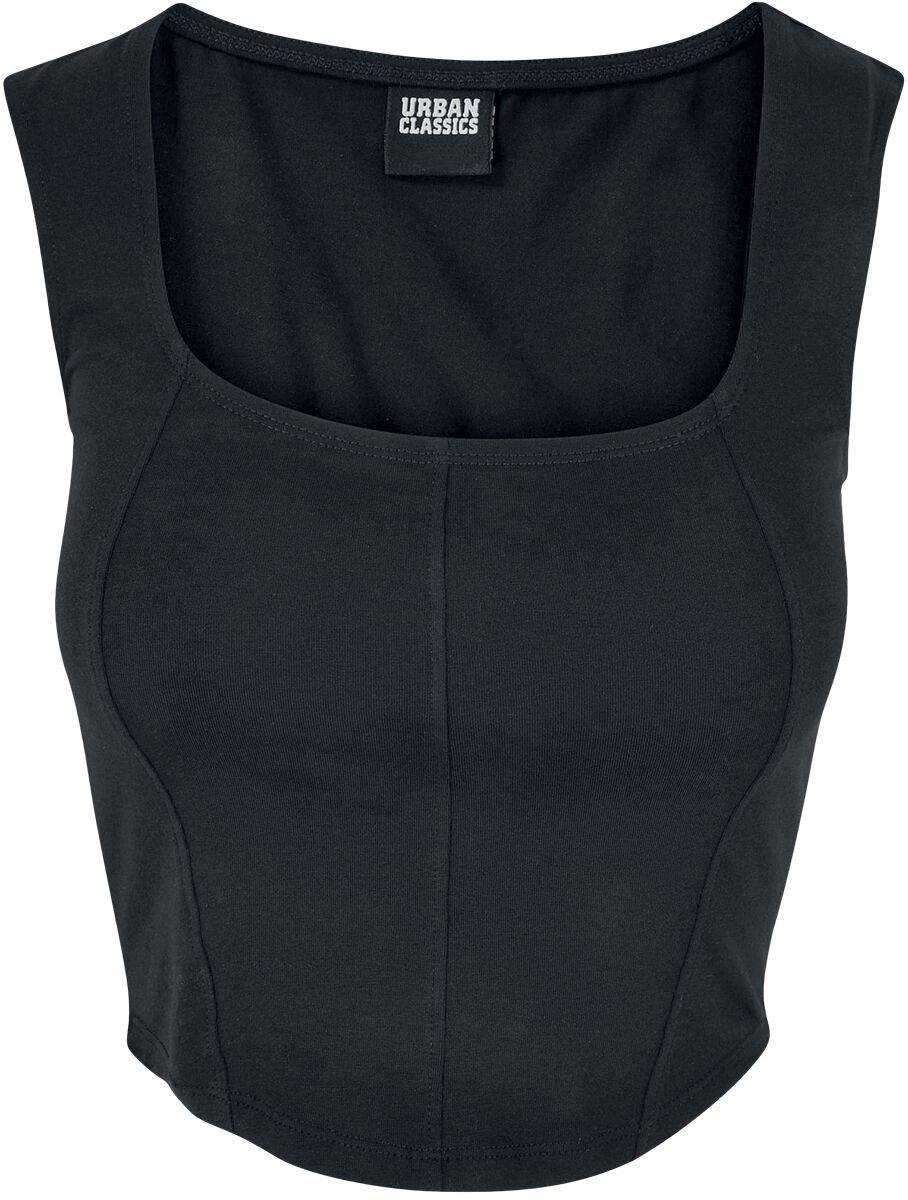 EMP "Ladies Short Corsage Top" Top schwarz von Urban Classics