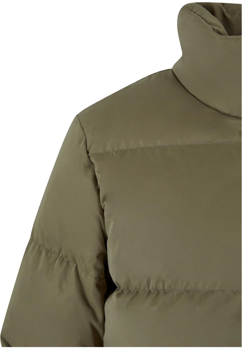 EMP "Ladies Short Peached Puffer Jacket" Winterjacke Oliv Von Urban Classics
