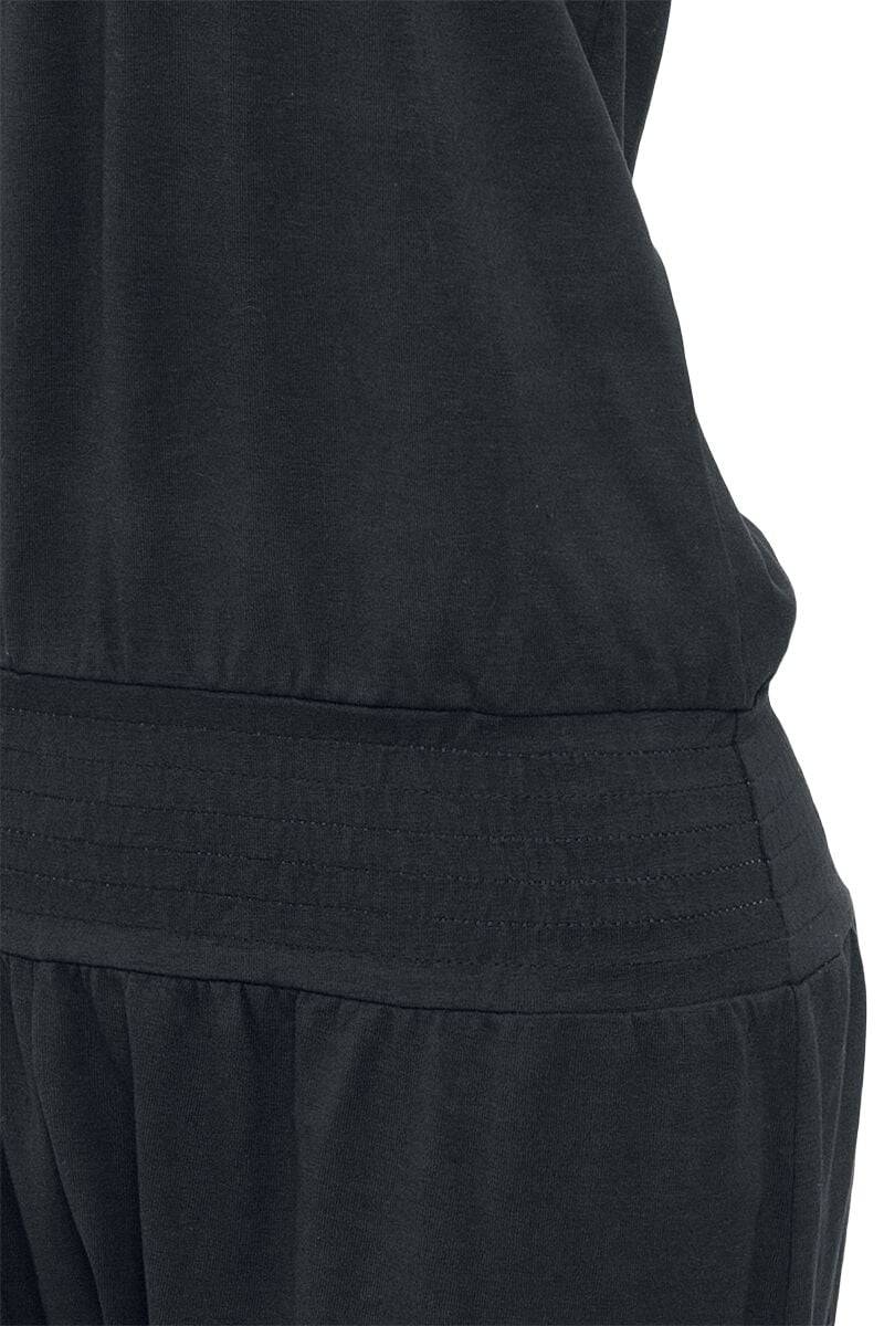 EMP "Ladies Shoulderfree Capri Jumpsuit" Jumpsuit Schwarz Von Urban Classics