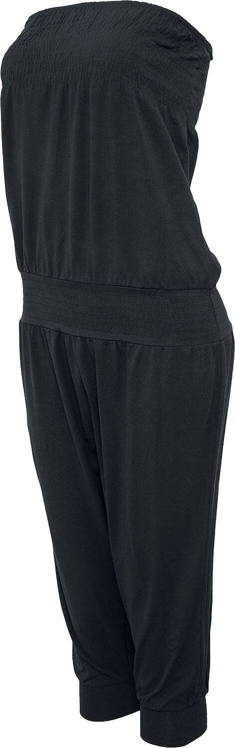 EMP "Ladies Shoulderfree Capri Jumpsuit" Jumpsuit schwarz von Urban Classics