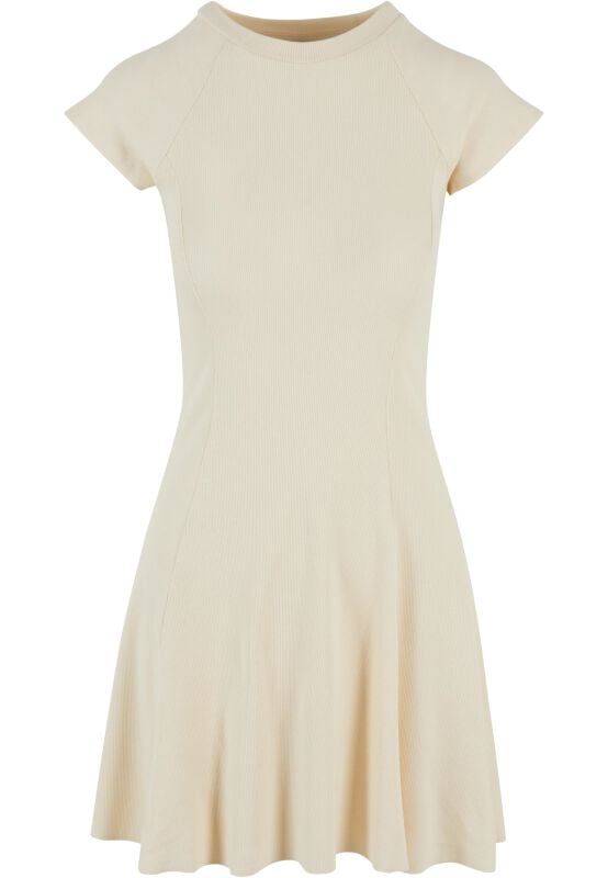EMP "Ladies Skater Rib Dress" Kurzes Kleid altweiß von Urban Classics