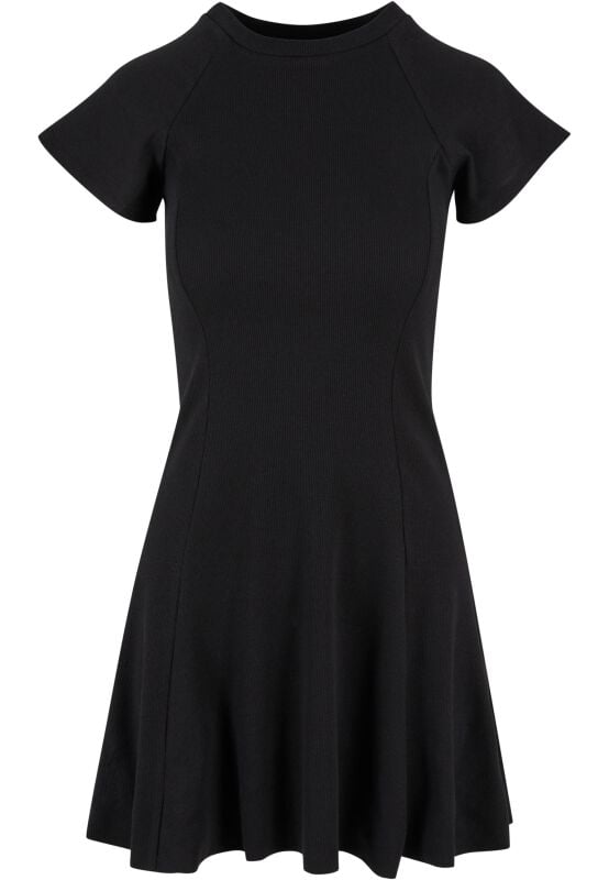 EMP "Ladies Skater Rib Dress" Kurzes Kleid schwarz von Urban Classics
